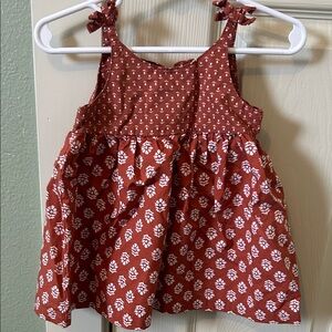 Girls' Red Sleeveless Top